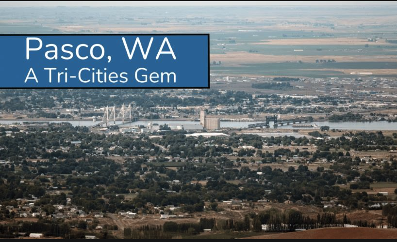 Aerial view of Pasco WA - A Tri-Cities Gem